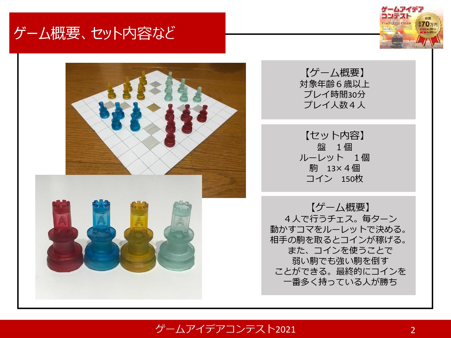 ルーレットチェス」応募者：Yukihiro Moriさん | ゲームアイデアコンテスト2025